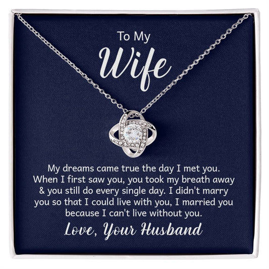 Love Knot Necklace and note for your wife - Gadgets, Gifts, & Gizmo