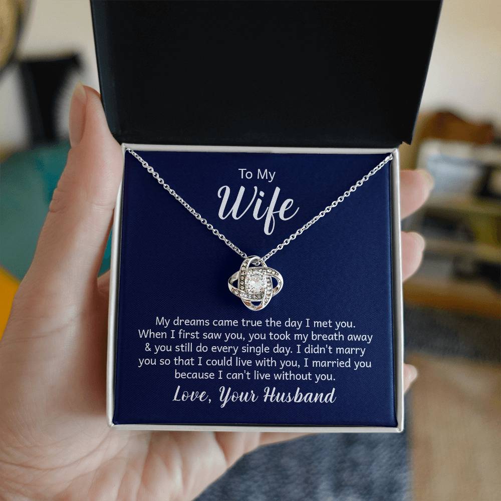 Love Knot Necklace and note for your wife - Gadgets, Gifts, & Gizmo