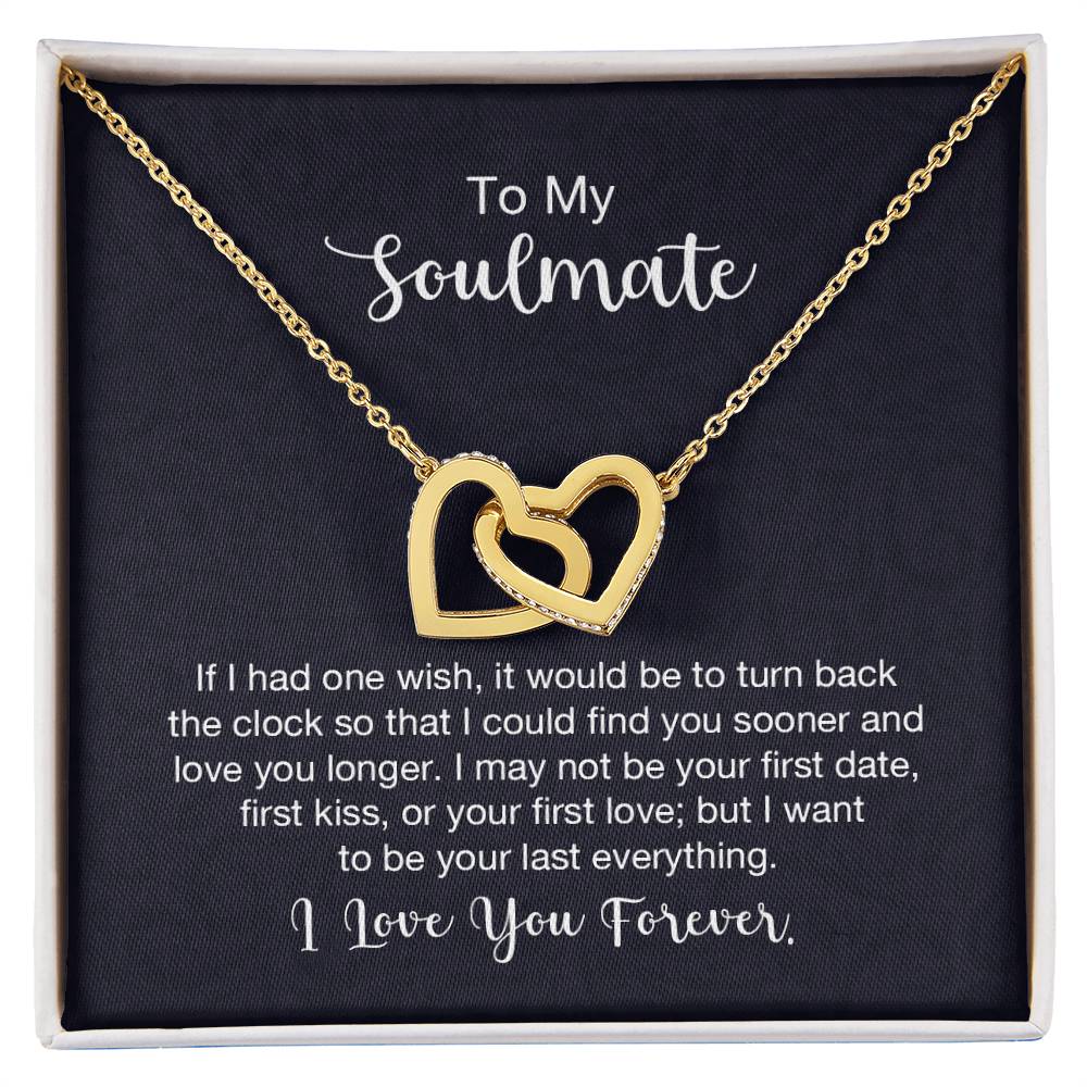 Interlocking Hearts Necklace (Yellow & White Gold Variants) for your soulmate - Gadgets, Gifts, & Gizmo