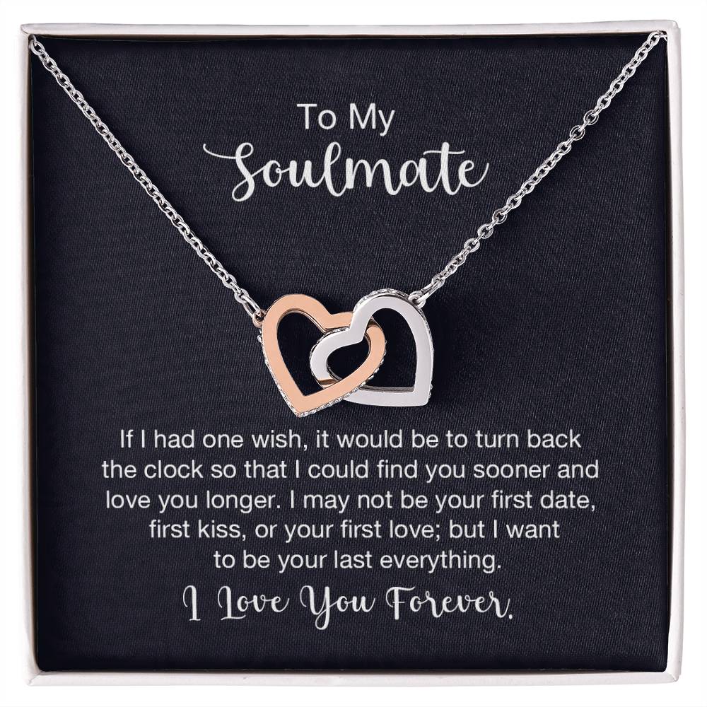 Interlocking Hearts Necklace (Yellow & White Gold Variants) for your soulmate - Gadgets, Gifts, & Gizmo