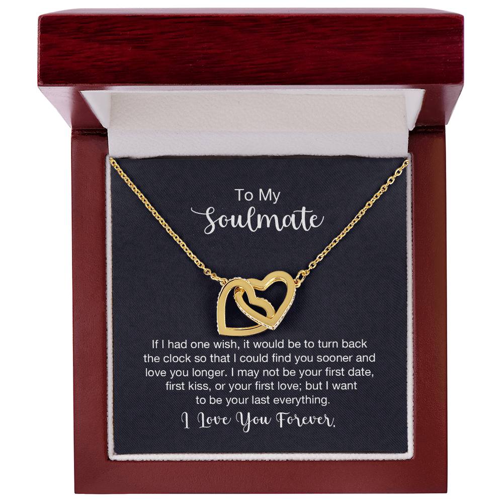 Interlocking Hearts Necklace (Yellow & White Gold Variants) for your soulmate - Gadgets, Gifts, & Gizmo