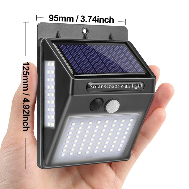 Garden Solar Lamp PIR Motion Sensor LED Solar Light Solar Powered By Sunlight Waterproof for Outdoor Wall Street Decoration - Gadgets, Gifts, & Gizmo