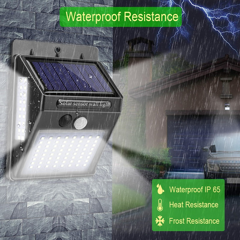 Garden Solar Lamp PIR Motion Sensor LED Solar Light Solar Powered By Sunlight Waterproof for Outdoor Wall Street Decoration - Gadgets, Gifts, & Gizmo