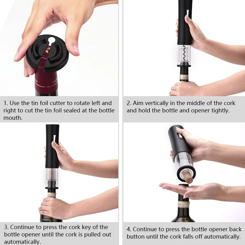 Automatic Wine Bottle Opener - Gadgets, Gifts, & Gizmo